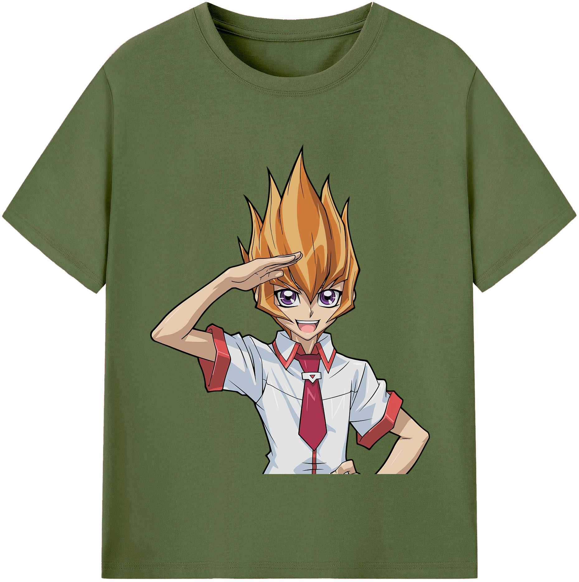 （画像用） 遊☆戯☆王 Yu-Gi-Oh! 綿100％半袖Tシャツ（フロントプリント）